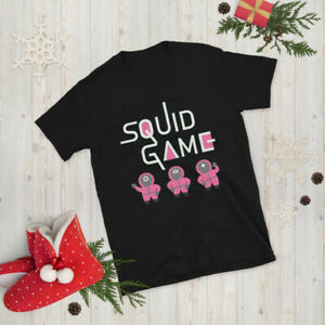 Squid Game Men's Ladies Kids T-shirt Squid Game Fans Perfect Gift 100% Cotton