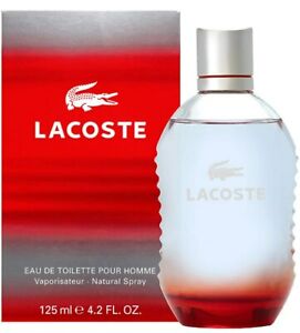 STYLE IN PLAY by LACOSTE RED Cologne 4.2 oz New in Box