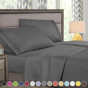 Super Deluxe 1800 Count Hotel Quality 4 Piece Deep Pocket Bed Sheet Set