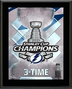 Tampa Bay Lightning 2021 Stanley Cup Champions 10.5" x 13" Item#11420267