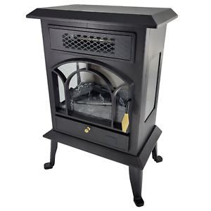 Warm-Living 1,500W 17" Freestanding Infrared Stove Heater with Remote