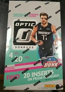 2020-21 PANINI DONRUSS OPTIC BASKETBALL FACTORY SEALED 20 PACK RETAIL BOX NBA