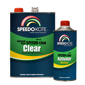Automotive Clear Coat Fast Dry 2K Urethane, SMR-130/75 4:1 Gallon Clearcoat Kit