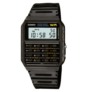 Casio Men's Quartz 8-Digit Calculator Resin Band 35mm Watch CA53W-1