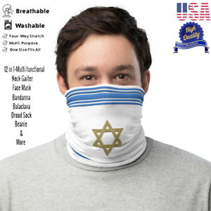 Chabad Neck Gaiter Bandana Balaclava Scarf Biker Fishing Cover Head Multi Use