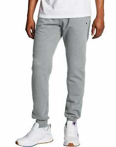 Champion Men's Sweatpants Jogger Powerblend Retro Fleece Lounge Pockets Athletic