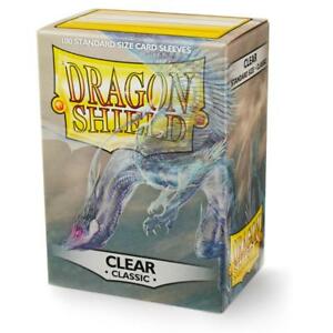 Classic Clear 100ct Dragon Shield Sleeves Standard Size FREE SHIPPING 10% OFF 2+