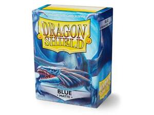 Matte Blue 100 ct Dragon Shield Sleeves Standard Size FREE SHIPPING! 10% OFF 2+