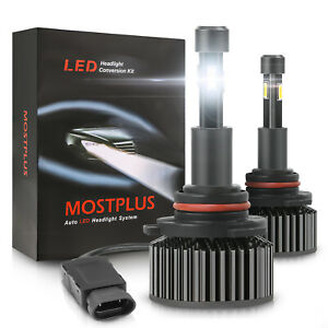 MOSTPLUS 130W 13000LM 4 Sides LED headlight 9006 HB4 HID 6000K White bulbs