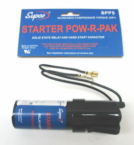 SPP5 Hard Start Super Boost HVAC Relay and Start Capacitor