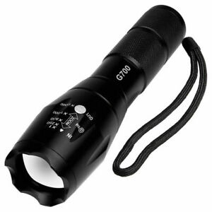 Super Bright Tactical Military LED Flashlight flash light 2000 Lumen 10000 LUX!