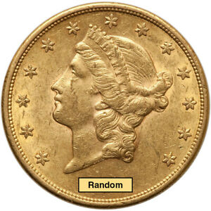 US Gold $20 Liberty Head Double Eagle - XF Condition - Random Date
