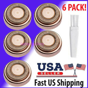 For Flawless Hair Remover 6pcs Replacement Heads Count Replacing Blades Cleaning