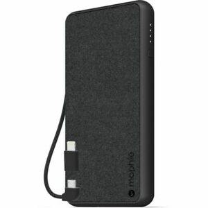 mophie Powerstation PLUS 6040mAh Micro-USB, Integrated charging cable - Black