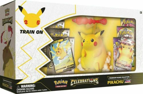 Pikachu VMAX Figure Premium Collection Pokemon Celebrations TCG NEW SEALED 10/22