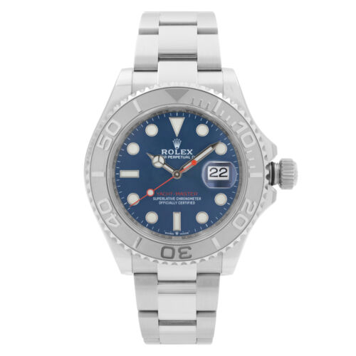 Rolex Yacht-Master 40MM Steel Platinum Blue Dial Automatic Mens Watch 126622