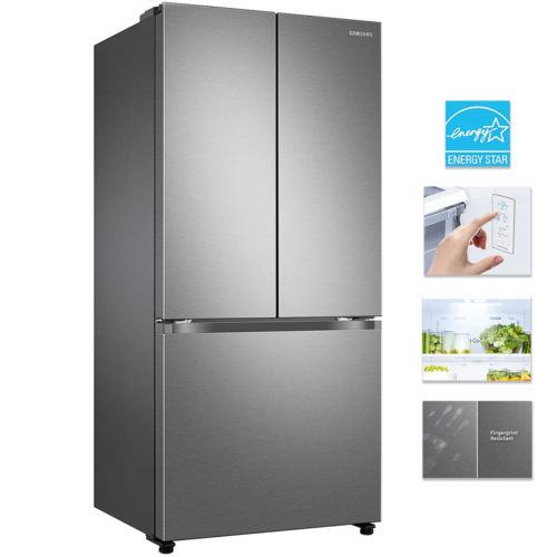 Samsung RF18A5101SR 33" Counter Depth 3-Door French Door Refrigerator 18 Cu. Ft.