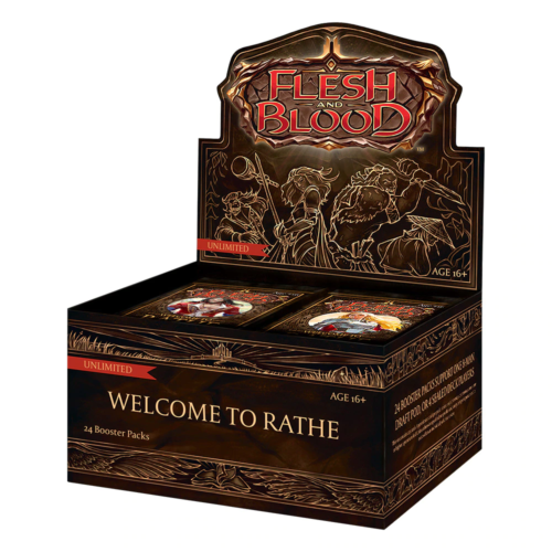 Welcome to Rathe Unlimited Edition Booster Box - Flesh and Blood TCG - Brand New