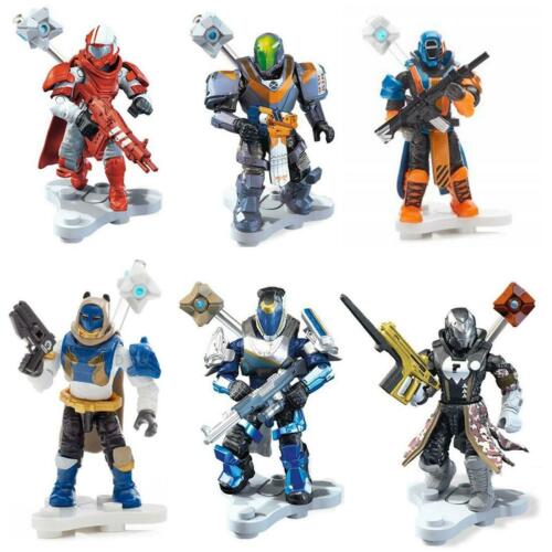 Mega Construx Destiny Heros 6pk Bundle Series 1 Guardians Mini Figures CHOP