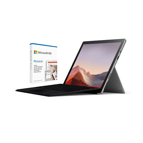 Microsoft Surface Pro 7 12.3 Intel Core i5 8GB RAM 128GB SSD Platinum Bundle