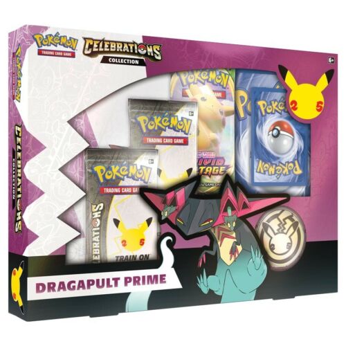 Pokemon Celebrations Dragapult Prime Collection 25th Anniversary - Ships 10/8