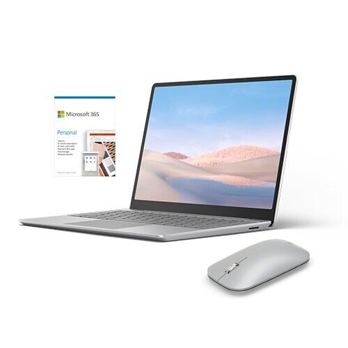Microsoft Surface Laptop Go 12.4 Intel Core i5 8GB RAM 128GB SSD + Mobile Mouse