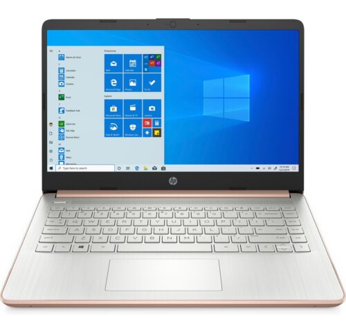 HP 14 Series Touchscreen Laptop Intel Celeron 4GB RAM 64 GB eMMC Pale Rose Gold