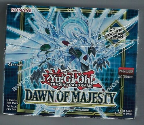 Konami Yu-Gi-Oh - Dawn of Majesty 1st Edition Box Factory Sealed