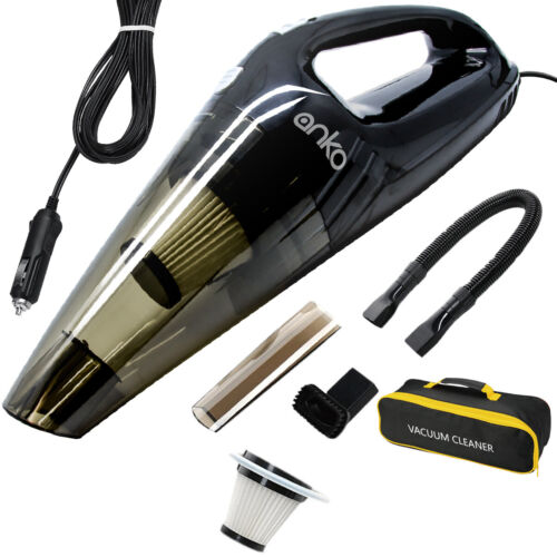 Car Vacuum Cleaner, High Power Portable Handheld Vacuum Cleaner, 2 Filters & Bag