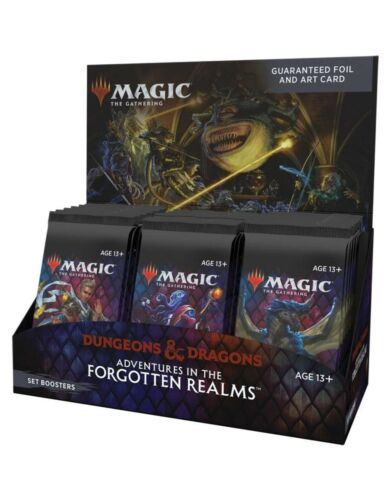 Set Booster Box 30 ct Adventures in the Forgotten Realms AFR SEALED MTG 7/23