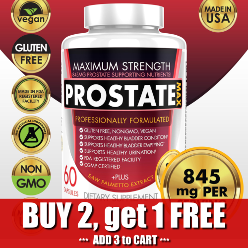 Ultra Pure Prostate Support Supplement w/ Saw Palmetto Prostate Health