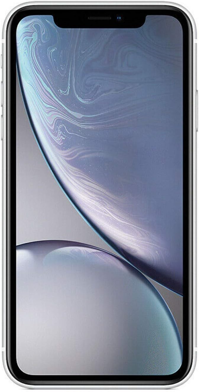 Apple iPhone XR, 64GB, White - Fully Unlocked (Renewed)