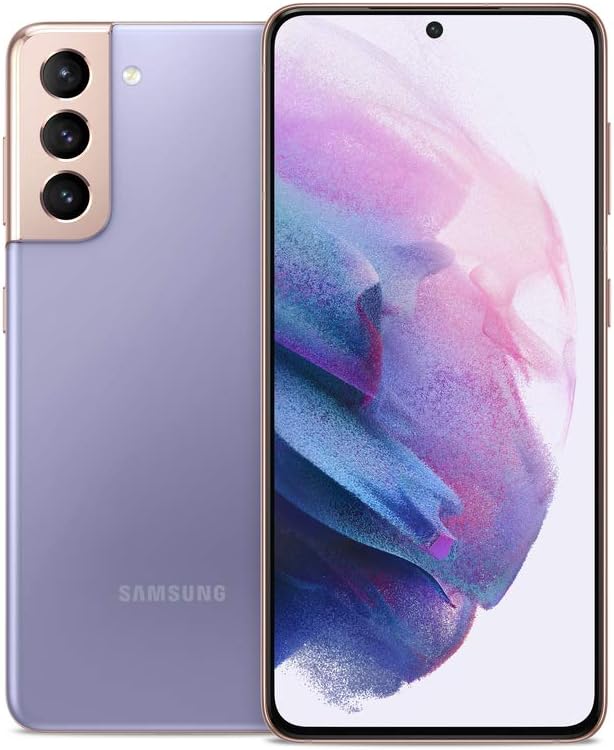 Samsung Galaxy S21 5G | Factory Unlocked Android Cell Phone | US Version 5G Smartphone | Pro-Grade Camera, 8K Video, 64MP High Res | 128GB, Phantom Violet (SM-G991UZVAXAA)