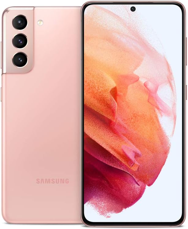 Samsung Galaxy S21 5G | Factory Unlocked Android Cell Phone | US Version 5G Smartphone | Pro-Grade Camera, 8K Video, 64MP High Res | 128GB, Phantom Pink (SM-G991UZIAXAA)