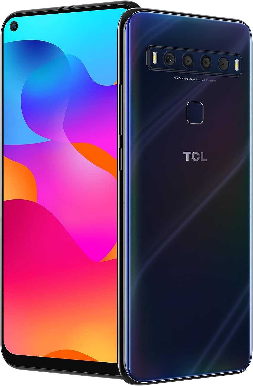 TCL 10L, Unlocked Android Smartphone with 6.53" FHD + LCD Display, 48MP Quad Rear Camera System, 64GB+6GB RAM, 4000mAh Battery
