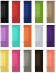 Sale! 1 Pack Fully Stitched Sheer Window Curtain Panel Drape 63″ 84″ 95″ 108″ 120″ L