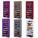 Sale! 10 Tier 9 Shelf Shoe Rack Shelf Saving Storage Closet Organizer Cabinet
