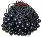 Sale! 100pcs 6″ Black Ball Bungee Bungie Cord Heavy Duty Canopy Tarp Tie Downs Straps