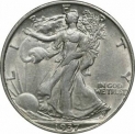 Sale! 1916-1947 Walking Liberty Half Dollar XF/AU