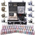 Sale! 2 4 8 Machine Guns Complete Tattoo Kit 40 54 Ink LCD Power Supply Equipment Opt