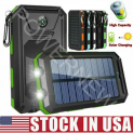 Sale! 2021 Super 9000000mAh USB Portable Charger Solar Power Bank For Cell Phone