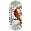 Sale! 204-1081 La Crosse 8″ Indoor/Outdoor Clear Window Thermometer – Cardinal