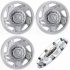 Sale! 4pc Hub Cap ABS Silver 15″ Inch for OEM Rim Wheel Skin Replica Cover Covers Caps