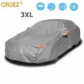 Sale! 5-Layers Full Car Cover Waterproof All Weather Protection Anti-UV Cotton Lining