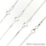 Sale! 925 Sterling Silver BOX Chain Necklace All Sizes Stamped .925 Italy