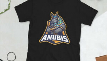 Anubis Ancient Egyptian God of the Dead Short-Sleeve T-Shirt Anpu