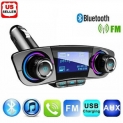 Sale! Bluetooth Car FM Transmitter MP3 Player Hands free Radio Adapter Kit USB Charger