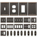 Sale! Bronze Wall Switch Plate Toggle Outlet Cover Rocker Duplex Wallplate Covers