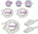 Sale! Cat 6 CAT6 Patch Cord Cable 500mhz Ethernet Internet Network LAN RJ45 UTP WHITE