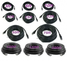 Sale! Cat5 CAT5e Rj45 Patch Cable Black Ethernet Lan Modem Ethernet LAN Network PC Lot
